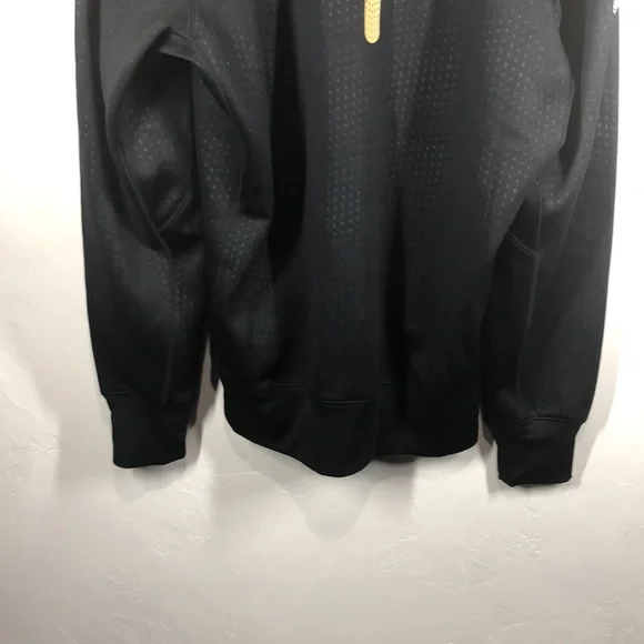 Nike NFL New Orleans Saints black hooded sweatshirt size large - Picture 10 of 12
